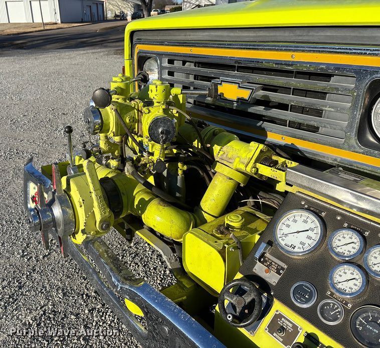 image for item FG1656 1984 Chevrolet C 70 pumper fire truck