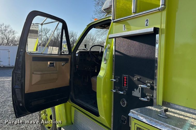 image for item FG1656 1984 Chevrolet C 70 pumper fire truck