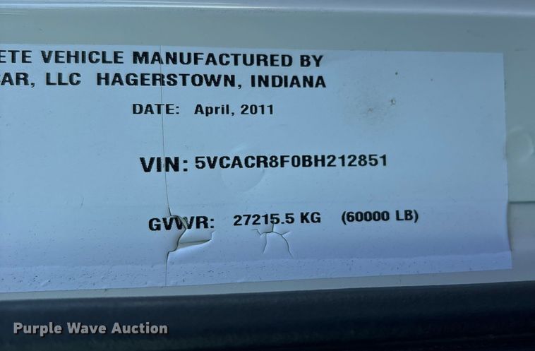 image for item FG1670 2011 Autocar Xpeditor refuse truck