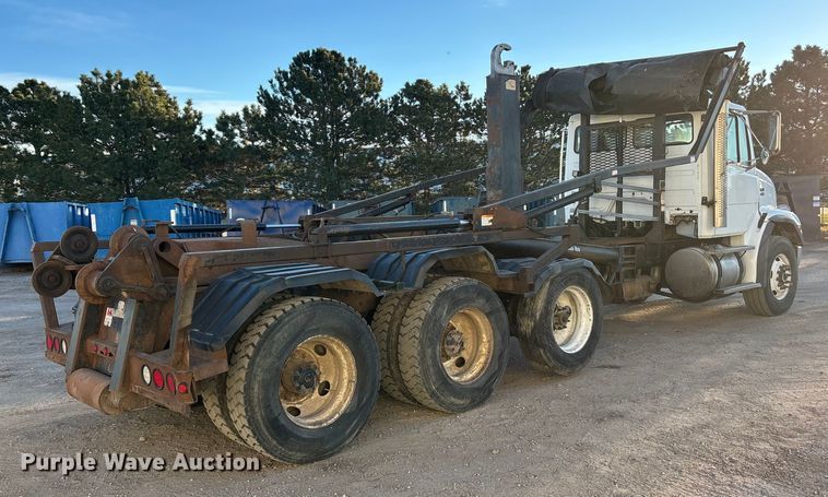 image for item FG1671 2001 Freightliner FL112 hook lift truck