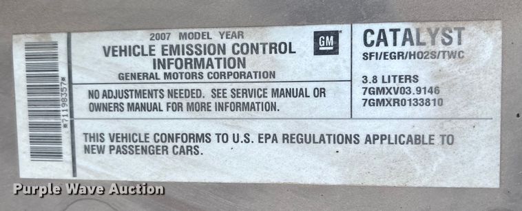 image for item FG1684 2007 Pontiac Grand Prix 