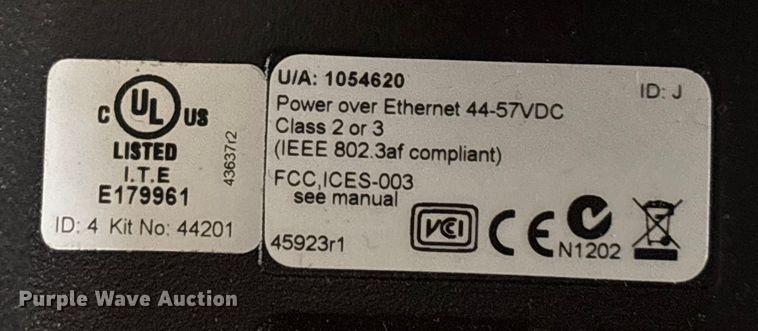 image for item FG1686 Approximately 67 Axis P3364 security cameras 