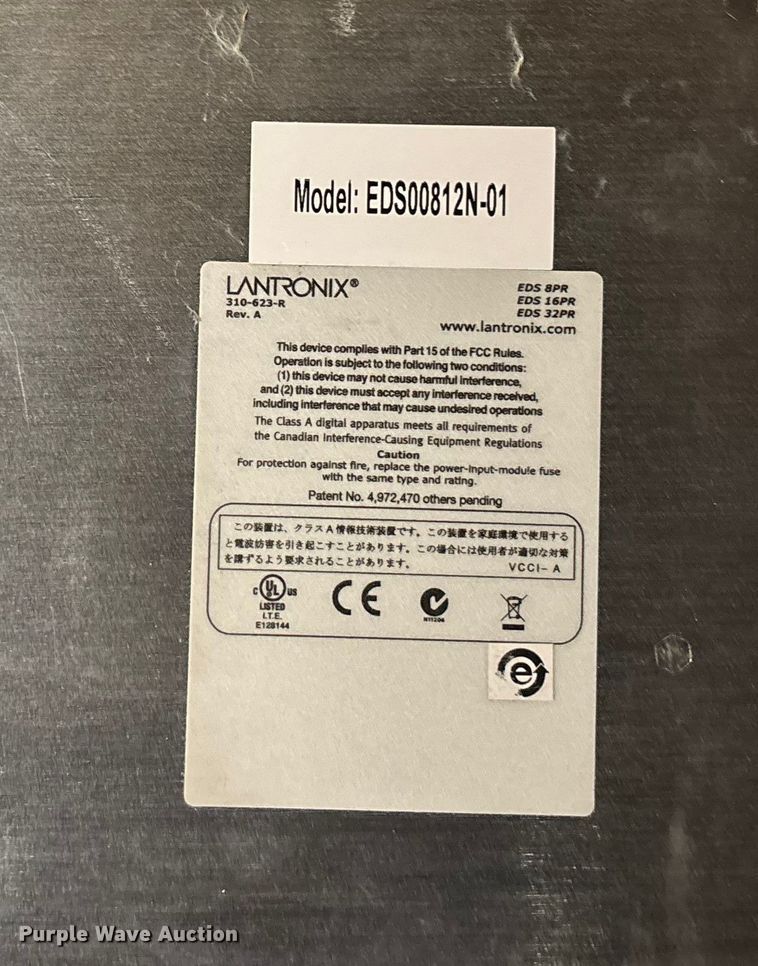 image for item FG1687 Approximately 21 Lantronix EDS00812N severs