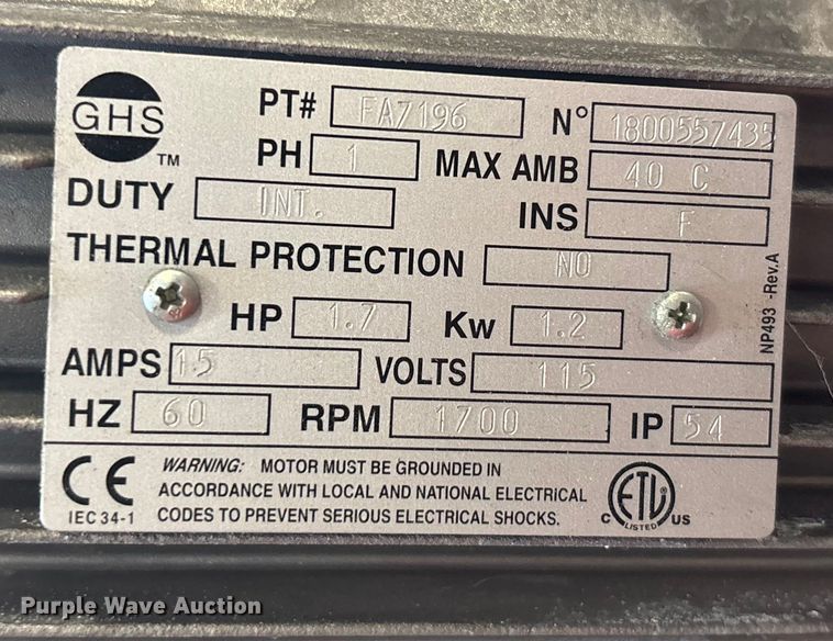 image for item FG1693 Rotary VLXS 10000 automotive lift