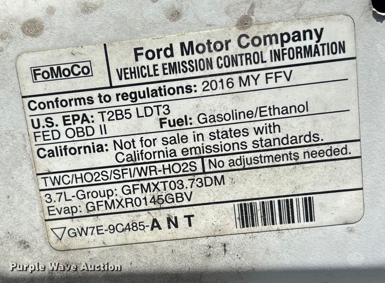 image for item FG1695 2016 Ford Explorer Police Interceptor SUV