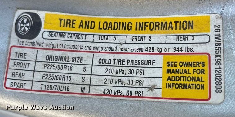 image for item FG1700 2008 Chevrolet Impala 