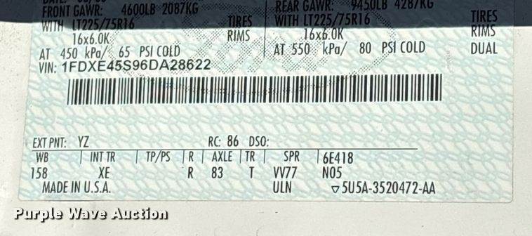 image for item FG1704 2006 Starcraft  E450 Super Duty shuttle bus