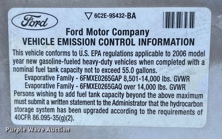 image for item FG1704 2006 Starcraft  E450 Super Duty shuttle bus