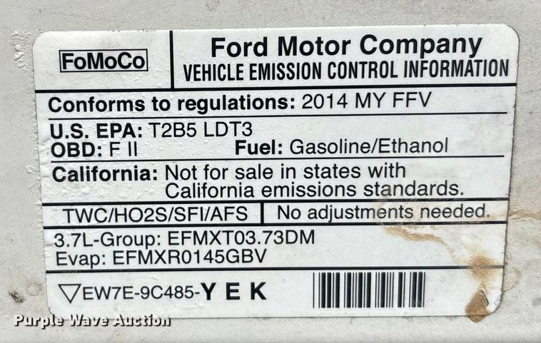 image for item FG1707 2014 Ford Explorer Police Interceptor SUV