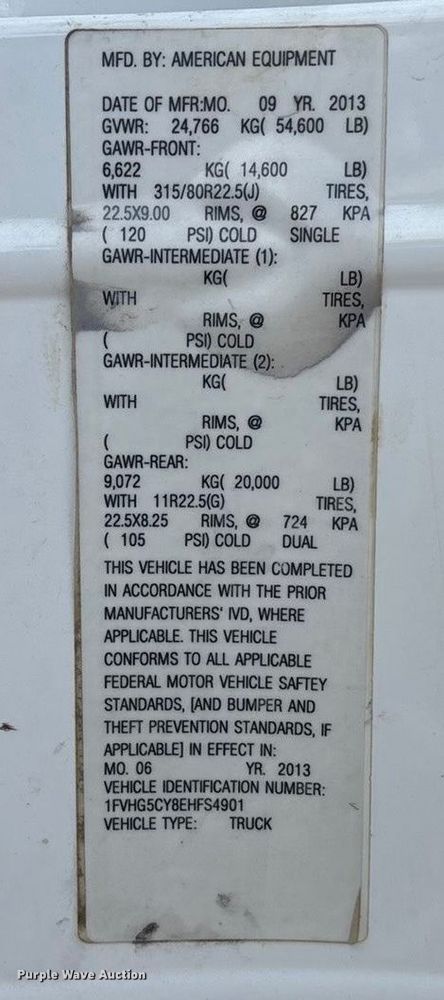 image for item FG1715 2014 Freightliner 108SD dump truck