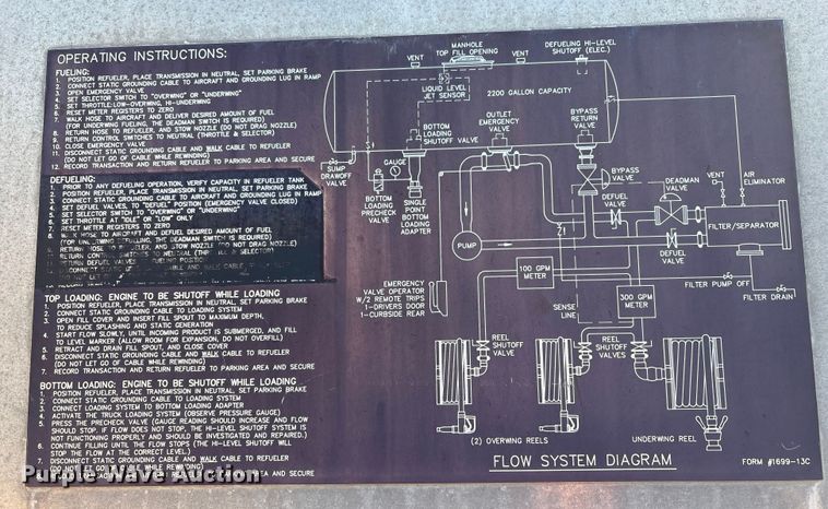 image for item FI0101 1990 Ford F700 fuel truck