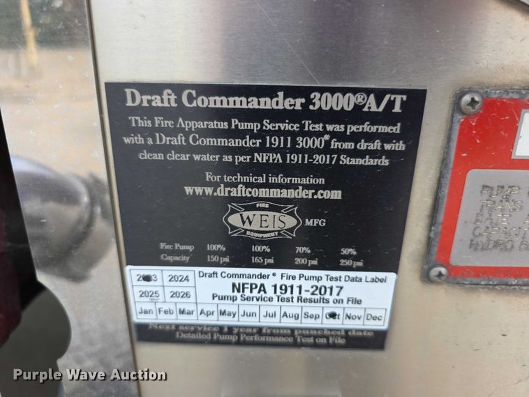 image for item FI0630 2009 Pierce Velocity ladder fire truck