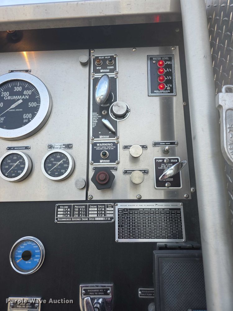 image for item FI0689 1986 Grumman 453886 Duplex ladder fire truck