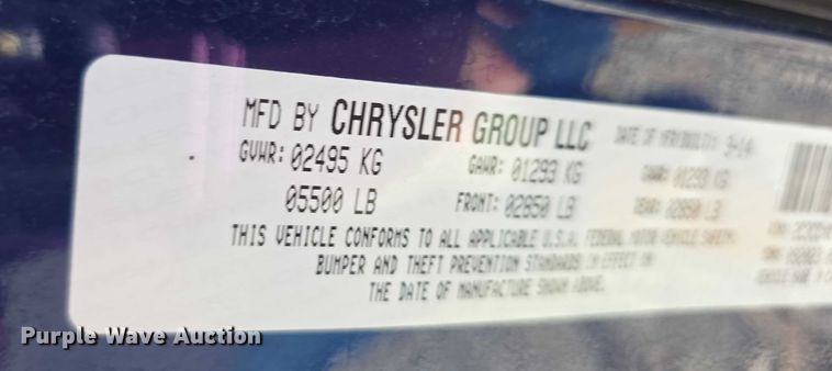 image for item FI0782 2014 Dodge Charger Police Interceptor 