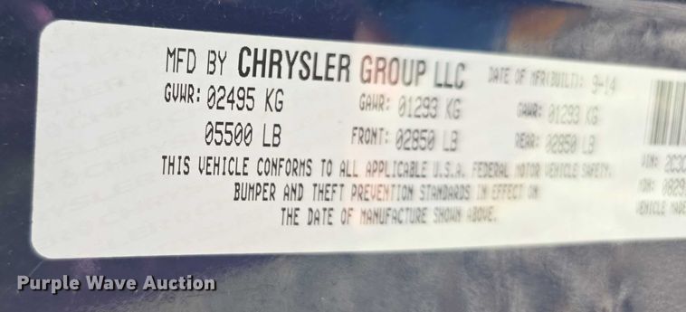 image for item FI0783 2014 Dodge Charger Police Interceptor 