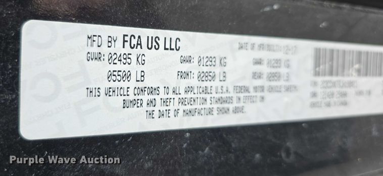 image for item FI0784 2018 Dodge Charger Police 