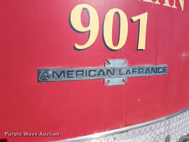 image for item FK0530 1982 American LeFrance 100' Ladder Chief ladder fire truck