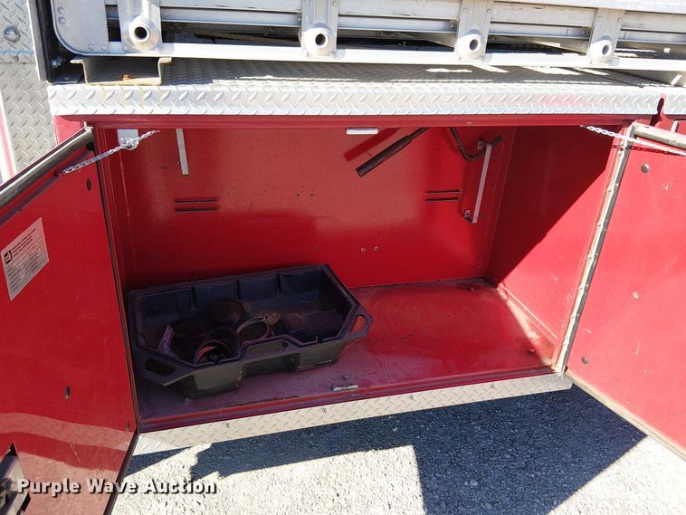 image for item FK0530 1982 American LeFrance 100' Ladder Chief ladder fire truck