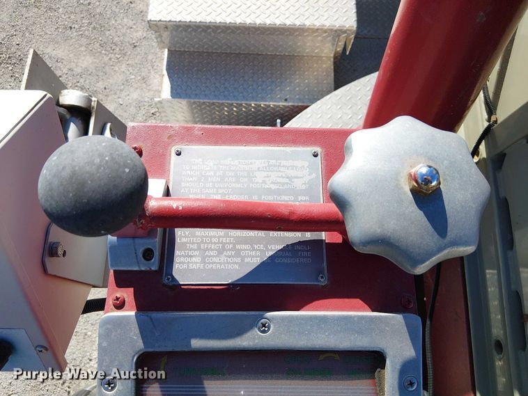 image for item FK0530 1982 American LeFrance 100' Ladder Chief ladder fire truck