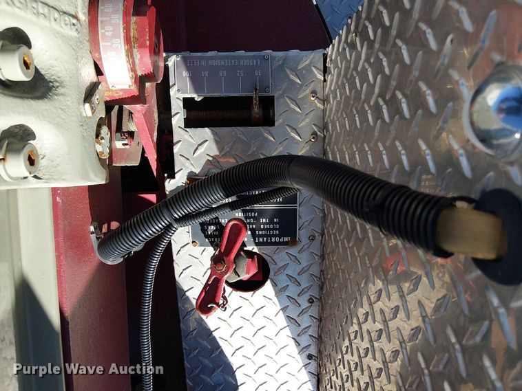 image for item FK0530 1982 American LeFrance 100' Ladder Chief ladder fire truck