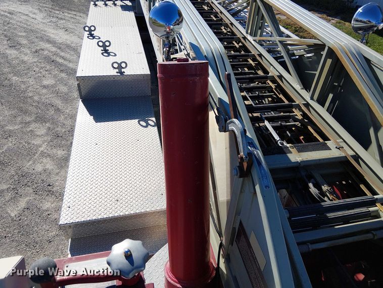 image for item FK0530 1982 American LeFrance 100' Ladder Chief ladder fire truck