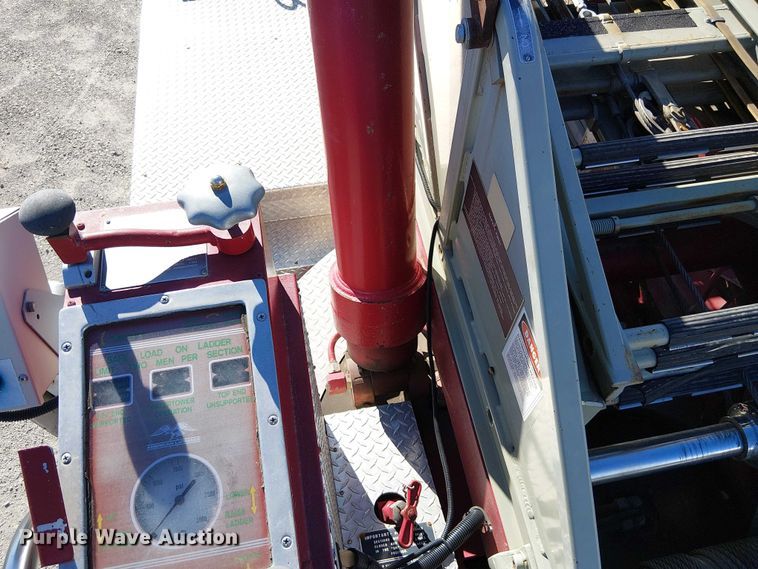 image for item FK0530 1982 American LeFrance 100' Ladder Chief ladder fire truck