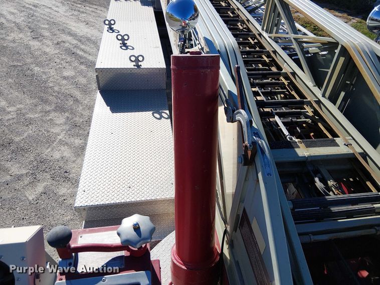 image for item FK0530 1982 American LeFrance 100' Ladder Chief ladder fire truck