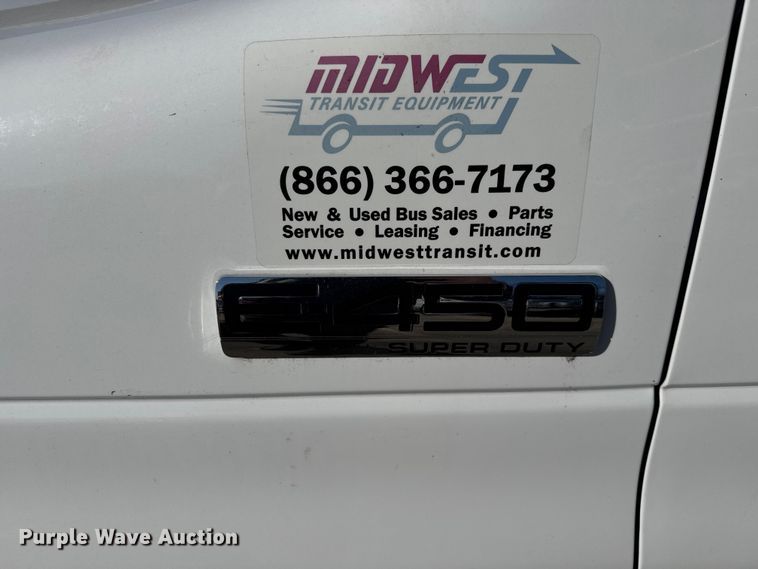 image for item FK0889 2018 Ford E450 Super Duty shuttle bus