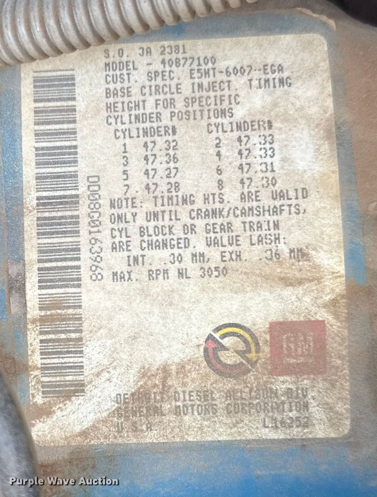 image for item HW9136 1986 Ford F800 dump truck