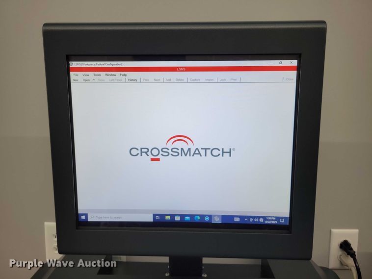 image for item NO9856 Crossmatch finger printing machine