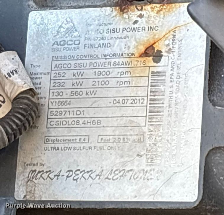 image for item ED2446 2012 RoGator RG1100 spreader