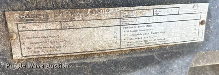 image for item EF6264 2015 Case Magnum 220 MFWD tractor