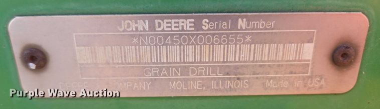 image for item ET1103 (2) John Deere 450 grain drills