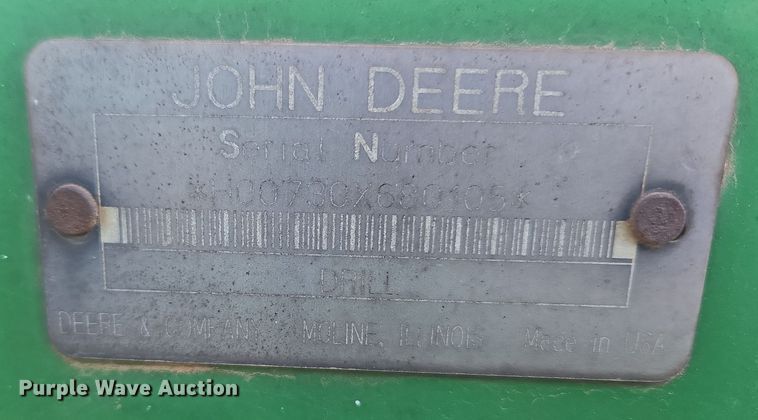 image for item ET1105 John Deere 730 air seeder