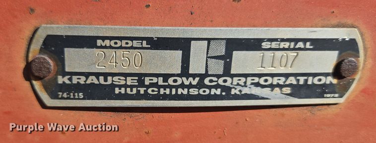 image for item ET1110 Krause Plow Corporation 2450 double off-set disk
