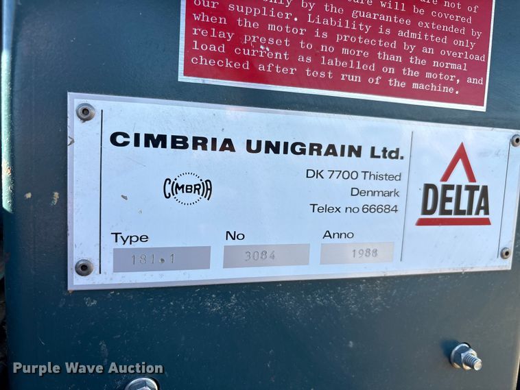 image for item EU0164 Delta Cimbra Unigrain seed cleaner