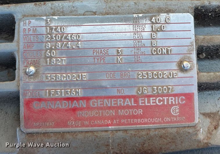 image for item EU0166 Hart. Carter Disc Separator 2527 seed separator