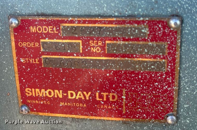 image for item EU0166 Hart. Carter Disc Separator 2527 seed separator