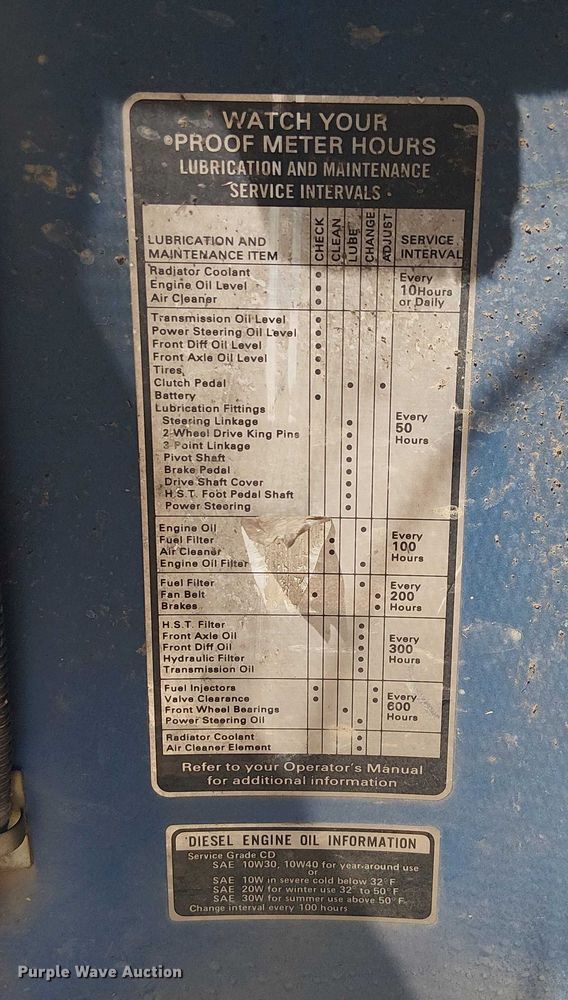 image for item EU0169 New Holland TC21 MFWD tractor