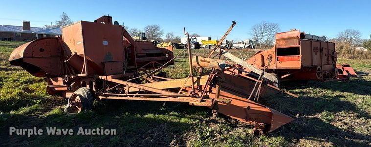 image for item EU0184 (2) Allis-Chalmers all crop harvesters