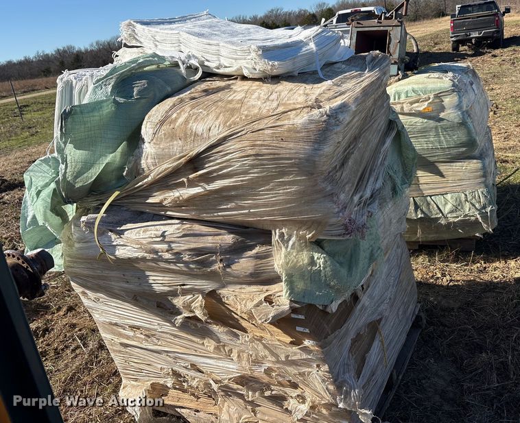 image for item EU0193 (3) pallets of seed bagger and bags
