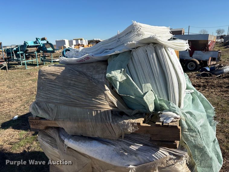 image for item EU0193 (3) pallets of seed bagger and bags