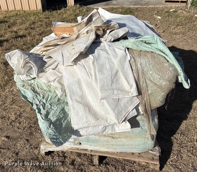 image for item EU0193 (3) pallets of seed bagger and bags