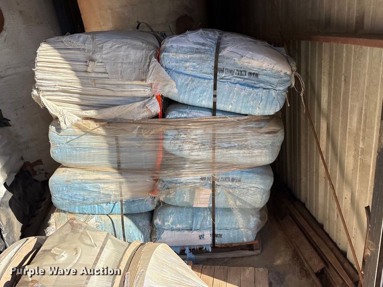image for item EU0193 (3) pallets of seed bagger and bags