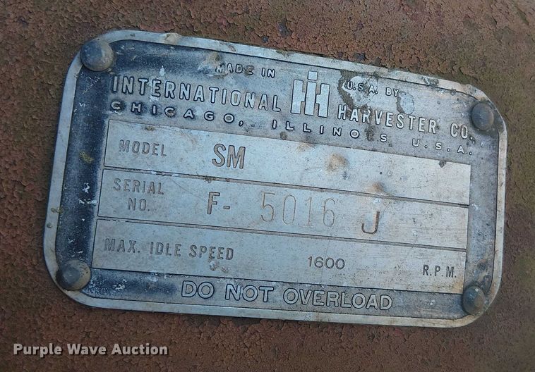 image for item EU0198 International SM tractor