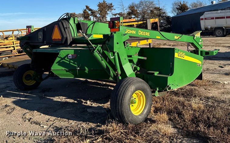 image for item EU6487 2014 John Deere 956 swather / windrower