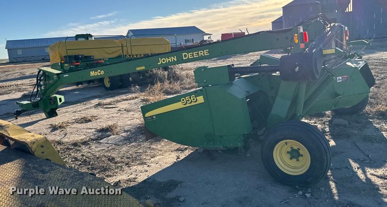 image for item EU6487 2014 John Deere 956 swather / windrower