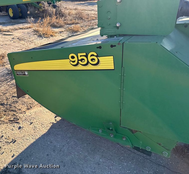 image for item EU6487 2014 John Deere 956 swather / windrower
