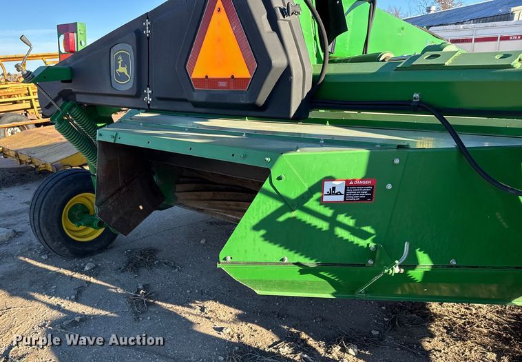 image for item EU6487 2014 John Deere 956 swather / windrower