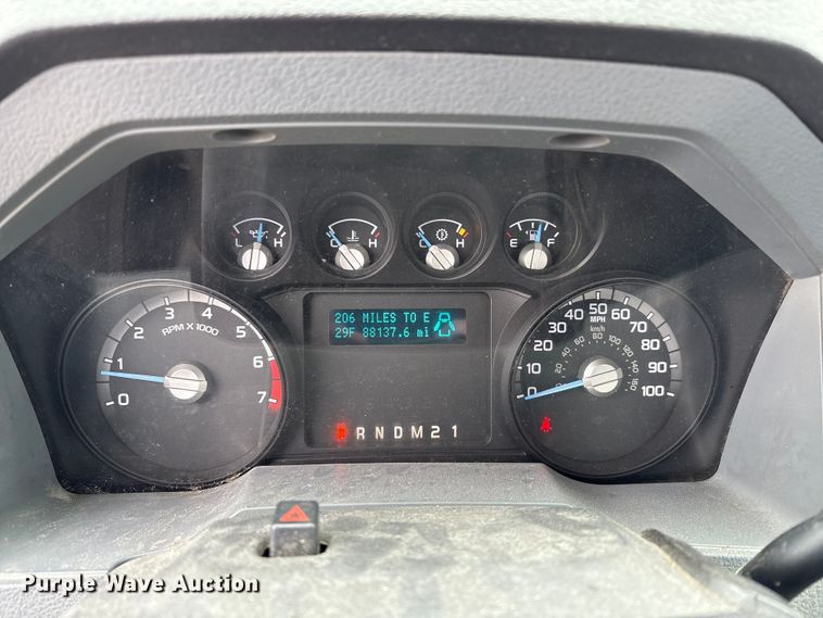 image for item FK1023 2015 Ford F350 Super Duty flatbed pickup truck